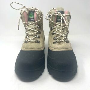 Itasca Winter Boots – Faux Leather, Thinsulate, Lace-Up – Size 9